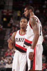 Brandgefährliches Duo: Damian Lillard und LaMarcus Aldrdige