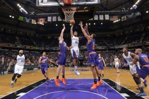 Ben McLemore beim Dunk gegen Phoenix.