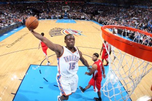 Mit 10,8 Punkten pro Partie viertbester Scorer der Thunder: Reggie Jackson.