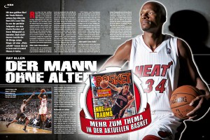 Ewige Jugend? BASKET verrät Ray Allens Geheimnis, durch das er auch mit 38 Jahren immer noch fit ist.