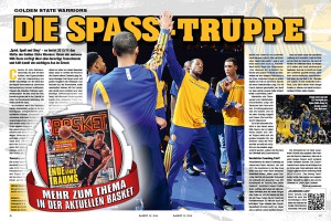 Der Artikel über das Team der Golden State Warriors in der aktuellen BASKET 01/2014.