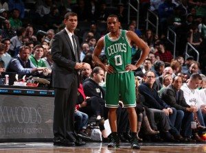 Ein gutes Team: Brad Stevens und Avery Bradley.