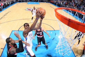 "KD" legt gegen Portland starke 46 Punkte auf und führt seine Thunder zum Sieg.
