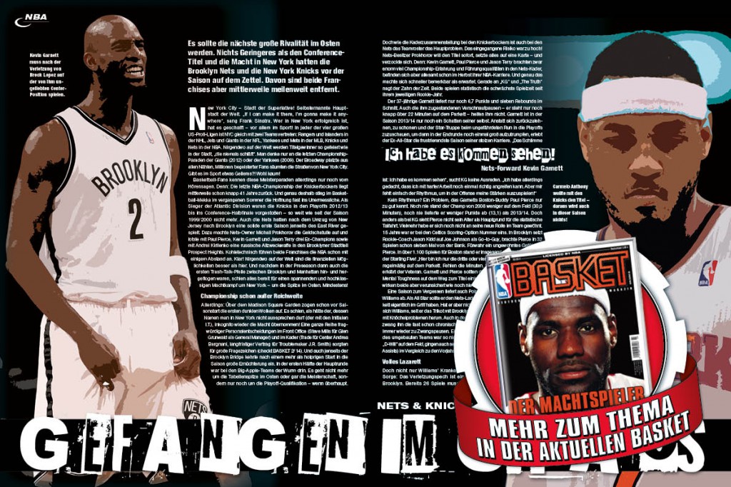 Alles Weitere zum Chaos im Big Apple in der BASKET 3/14