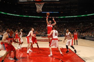 31 Zähler, zwölf Rebounds und vier Blocks: Marcin Gortat avancierte zum Erfolgsgarant der Wizards.