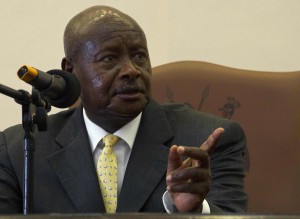 Yoweri Kaguta Museveni, Präsident des afrikanischen Staates Uganda.