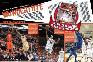 Alles zur March Madness gibt’s in BASKET 04/2014.