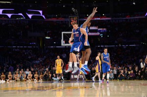 Grund zur Freude: Die Clippers fuhren gegen die Lakers einen historischen Sieg ein.