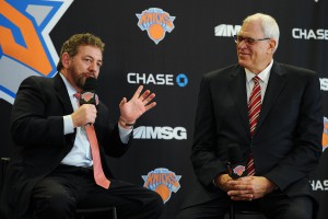 Gegensätze: James Dolan ist zur Hassfigur geworden – Phil Jackson hingegen der Hoffnungsträger.