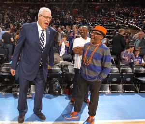 Phil Jackson und Knicks-Fan Spike Lee könnten sich in Zukunft öfter sehen.