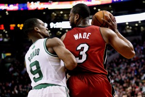 Rajon Rondo und Boston behielten gegen Dwyane Wade und Miami die Oberhand.