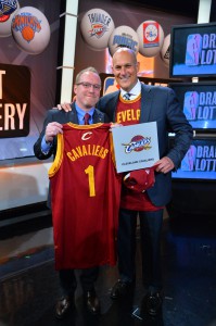 Nachdem die Cavs bereits 2013 den 1. Pick hatten, dürfen sie 2014 schon wieder als erstes Team ziehen.