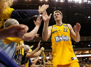 Jan-Hendrik Jagla setzte sich mit ALBA Berlin gegen Ulm durch.