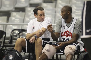 Mike Krzyzewski dirigerte das Team USA um Kobe Bryant 2008 und 2012 zur Goldmedaille.