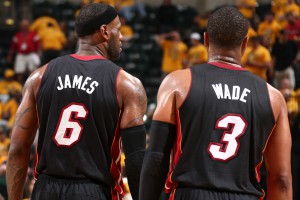Das Superstar-Duo der Heat sicherte Miami den wichtigen Sieg im zweiten Spiel.