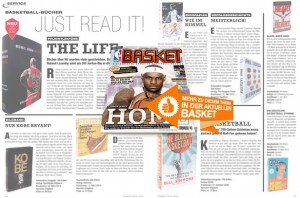 Die Bücherecke in der aktuellen BASKET 09-10/2014.