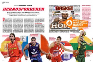 Eine Übersicht aller WM-Favoriten gibt’s in der aktuellen BASKET 09-10/2014.
