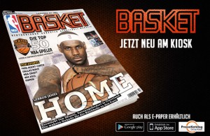 Ab dem 20. August im Zeitschriftenhandel: BASKET 09-10/2014.