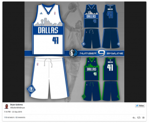 Dallas Mavericks Trikots 2015/16