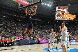 Top-Scorer gegen Slowenien: Klay Thompson. (Foto: Getty Images)