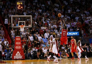 James Harden erzielte gegen Miami fast ein Triple-Double. (Foto: Getty Images)