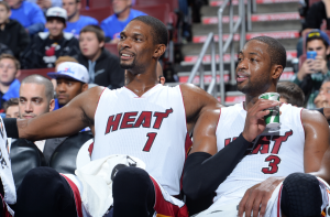 Chris Bosh und Dwayne Wade können's auch ohne LeBron. (Foto: Getty Images)