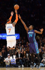 Carmelo Anthony ist der sechstjüngste Spieler der NBA-Geschichte, der die 20.000 Punkte Marke knackt. (Foto: Getty Images)