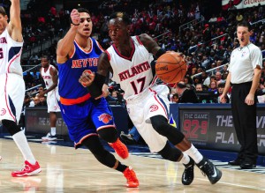 Dennis Schröder legte starke Zahlen gegen New York auf! (Fotos: Getty Images)