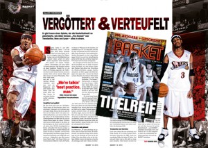 Wie Iverson die NBA polarisierte, lest ihr in der aktuellen BASKET 12/2014. 