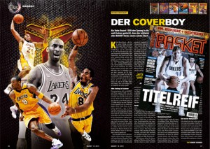 In der aktuellen BASKET gibt’s einen ganz speziellen Blick auf Kobe Karriere.