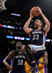 Marc Gasol und seine Memphis Grizzlies haben zusammen mit den Toronto Raptors die beste Bilanz der Liga (13:2). (Foto: Getty Images)
