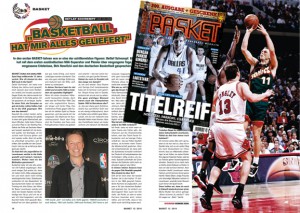 Im großen Interview in der BASKET 12/2014 spricht Detlef Schrempf über Olympia '92, den Wandel der NBA und seine heutigen Hobbies.