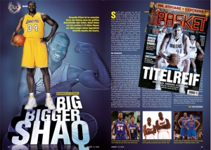 In der BASKET 12/2014 gibt es mehr über Shaquille O'Neal