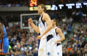 Dirk Nowitzki war einmal mehr Matchwinner. Foto: Getty Images