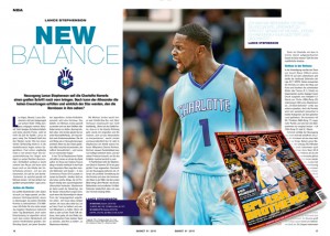 Eine ausführliche Analyse, wie Lance Stephenson und die Charlotte Hornets zusammenpassen, gibt es in der aktuellen BASKET 01/2015.