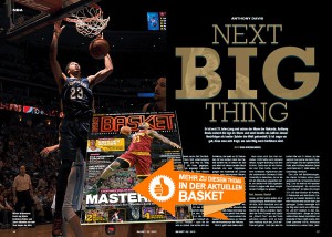 Davis kann sich gleich mehrfach in die Rekordbücher eintragen. Alles zu seiner Wahnsinnssaison findet ihr im Artikel aus BASKET 2/2015.