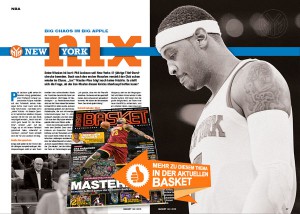 Warum läuft es bei den Knicks nicht und wie kann es besser werden? Die Antworten gibt’s in BASKET 2/2015.