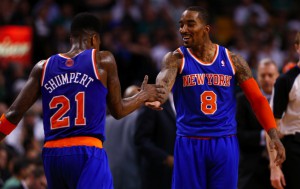 Spielen nun in Cleveland: Iman Shumper und J.R. Smith (Foto: Getty Images)