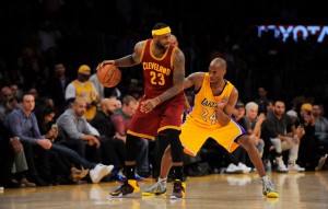 36 Punkte von LeBron waren zu viel für Kobe und die Lakers (Foto: Getty Images)