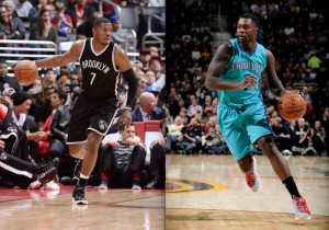 Tauschen Joe Johnson und Lance Stephenson die Trikots? (Fotos: Getty Images)