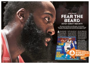 Den Artikel zu "The Beard" gibt’s in BASKET 3/2015.
