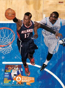 Dennis Schröder als Mega-Poster gibt’s in der aktuellen BASKET 3/2015.