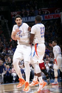 Enes Kanter und Dion Waiters verbuchten zusammen 37 Punkte (Foto: Getty Images)