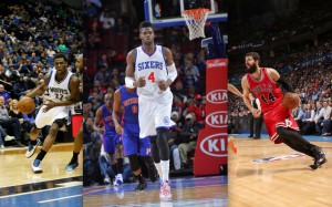 Wiggins, Noel, Mirotic. Wer schnappt sich den "Rookie of the Year"-Award? (Foto:Getty Images)