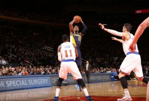 Zweites Spiel, zweiter Sieg: Paul George (Foto: Getty Images)