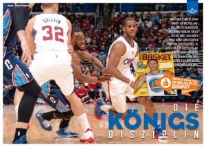 Warum wird das Pick and Roll immer wichtiger? Die Antwort gibt’s in der Analyse in BASKET 6/2015.