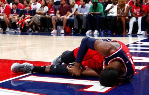 John Wall droht für den Rest der Playoffs auszufallen! (Foto: Getty Images)