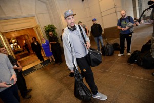Klay Thompson nach der Finals-Feier (Foto: Getty Images)