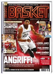 Cover 3 der BASKET 7-8/2015: Anthony Davis