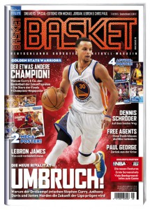 Cover 1 von BASKET 7-8/2015: Steph Curry